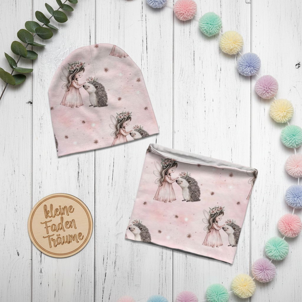 Fairy & Hedgehog Set Flatlay