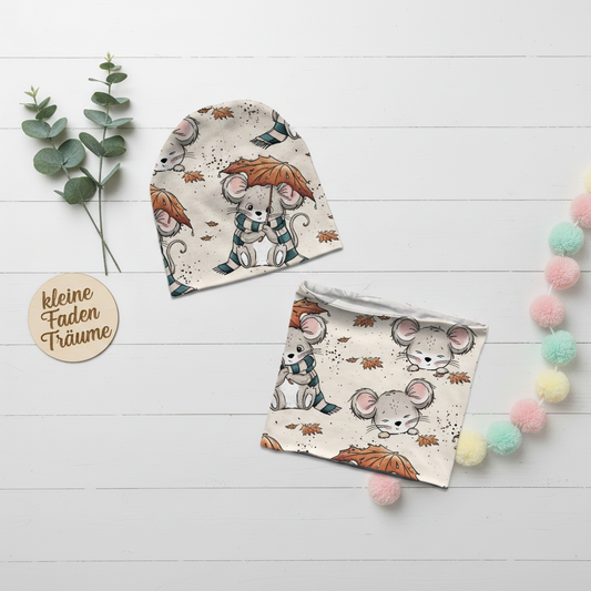 Flatlay Herbstmäuschen – Loop detailgenauer