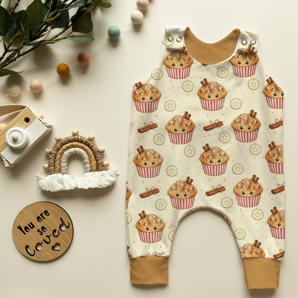 Flatlay Muffin-Strampler