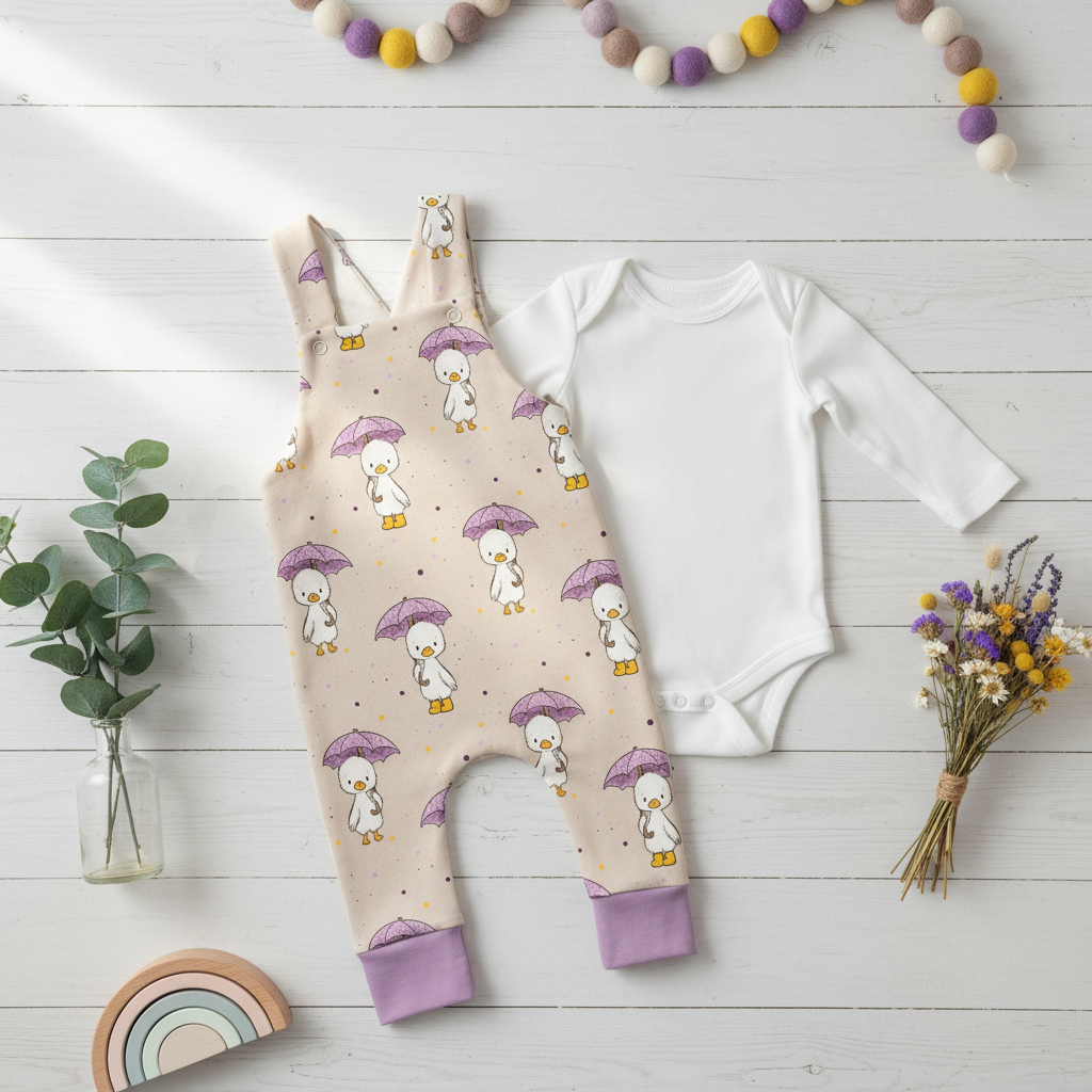 Flatlay Regenenten mit Body