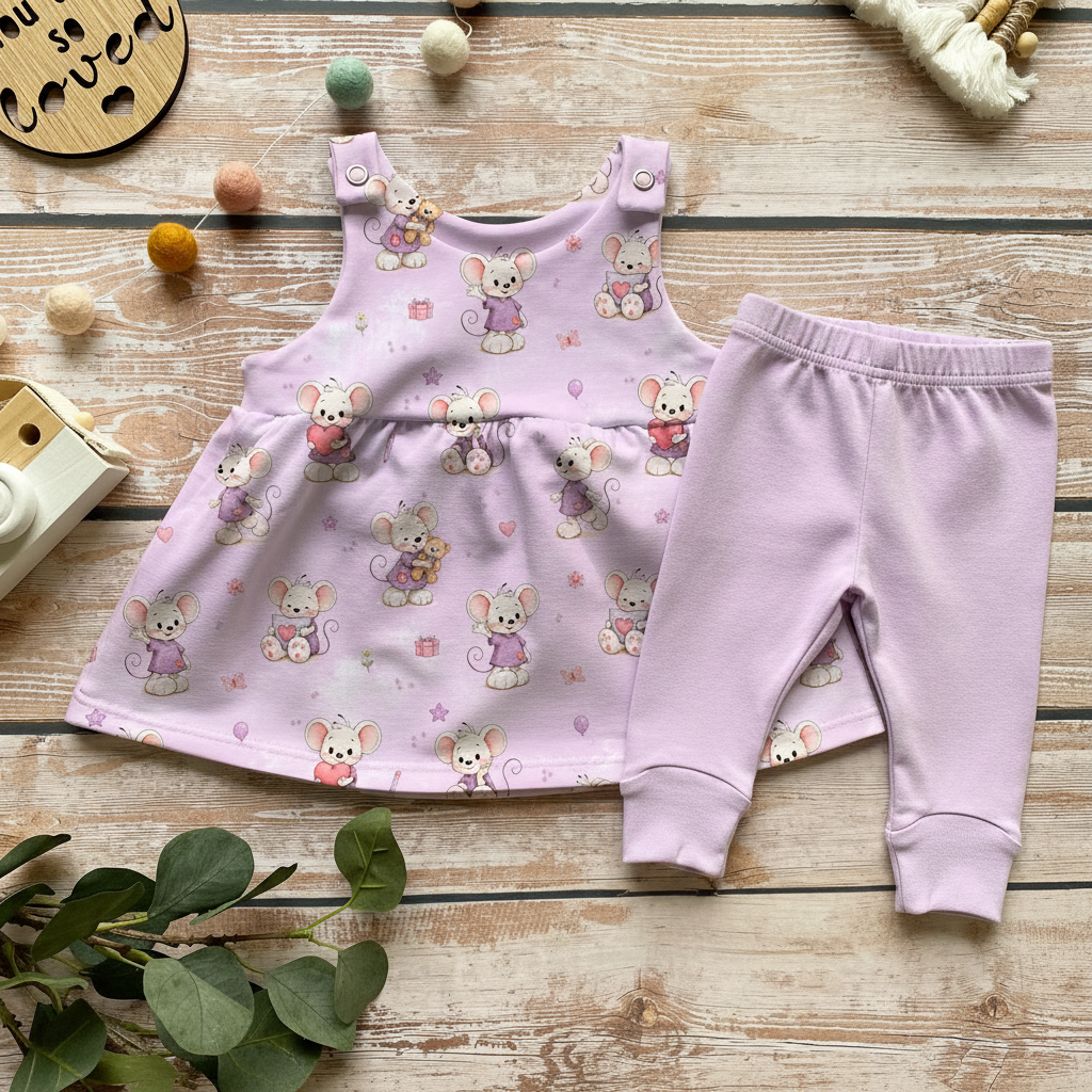 Flatlay Sweet Mouse mit Leggins