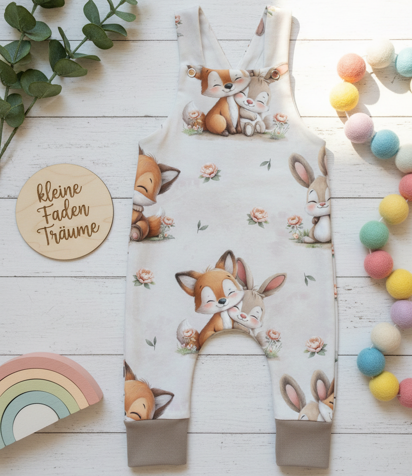 Fuchs & Hase Latzhose Flatlay