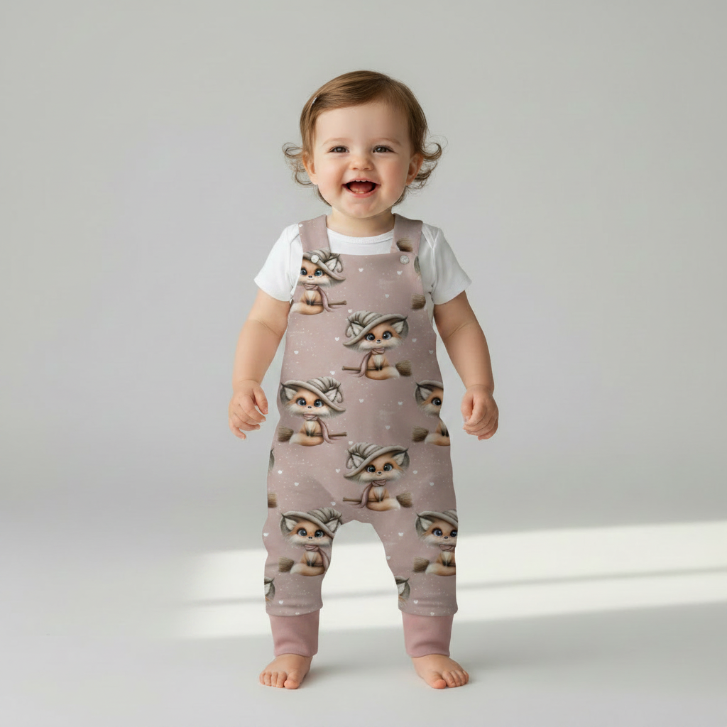 Fuchs Hexenhut Latzhose Baby