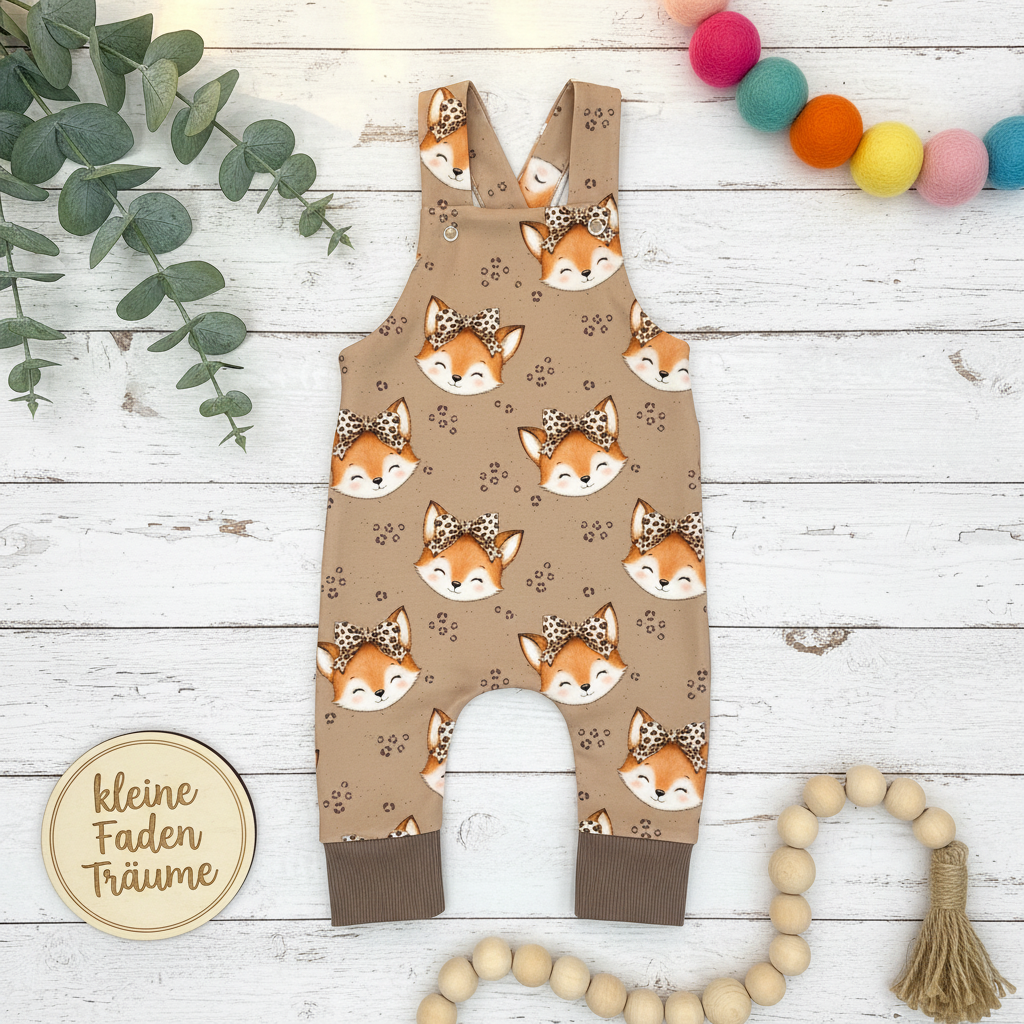 Fuchs Latzhose Flatlay
