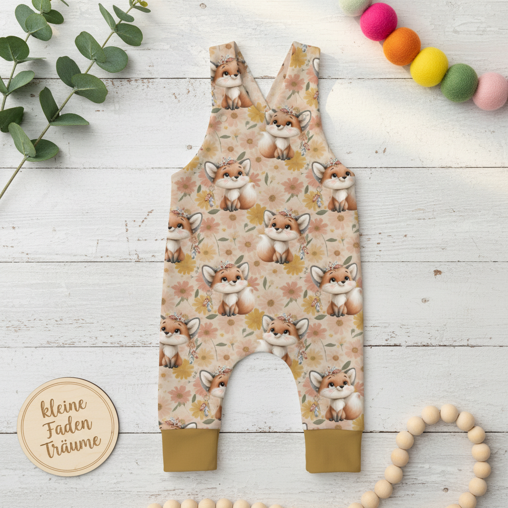 Fuchs Latzhose Flatlay