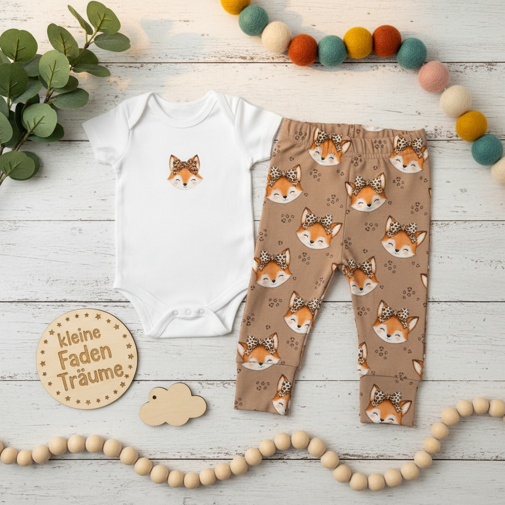 Handmade Leggings Fuchs | Gr. 56-104