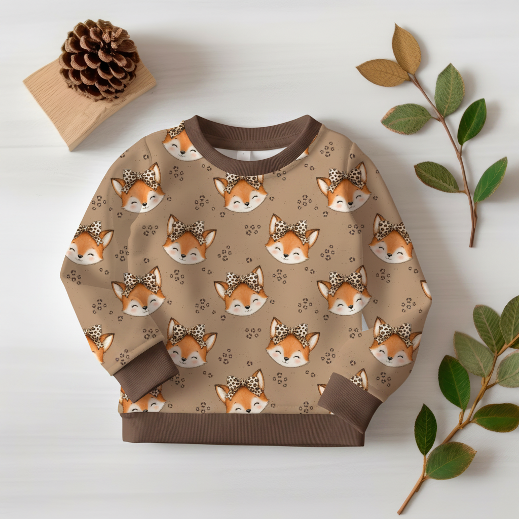 Fuchs Pullover Flatlay