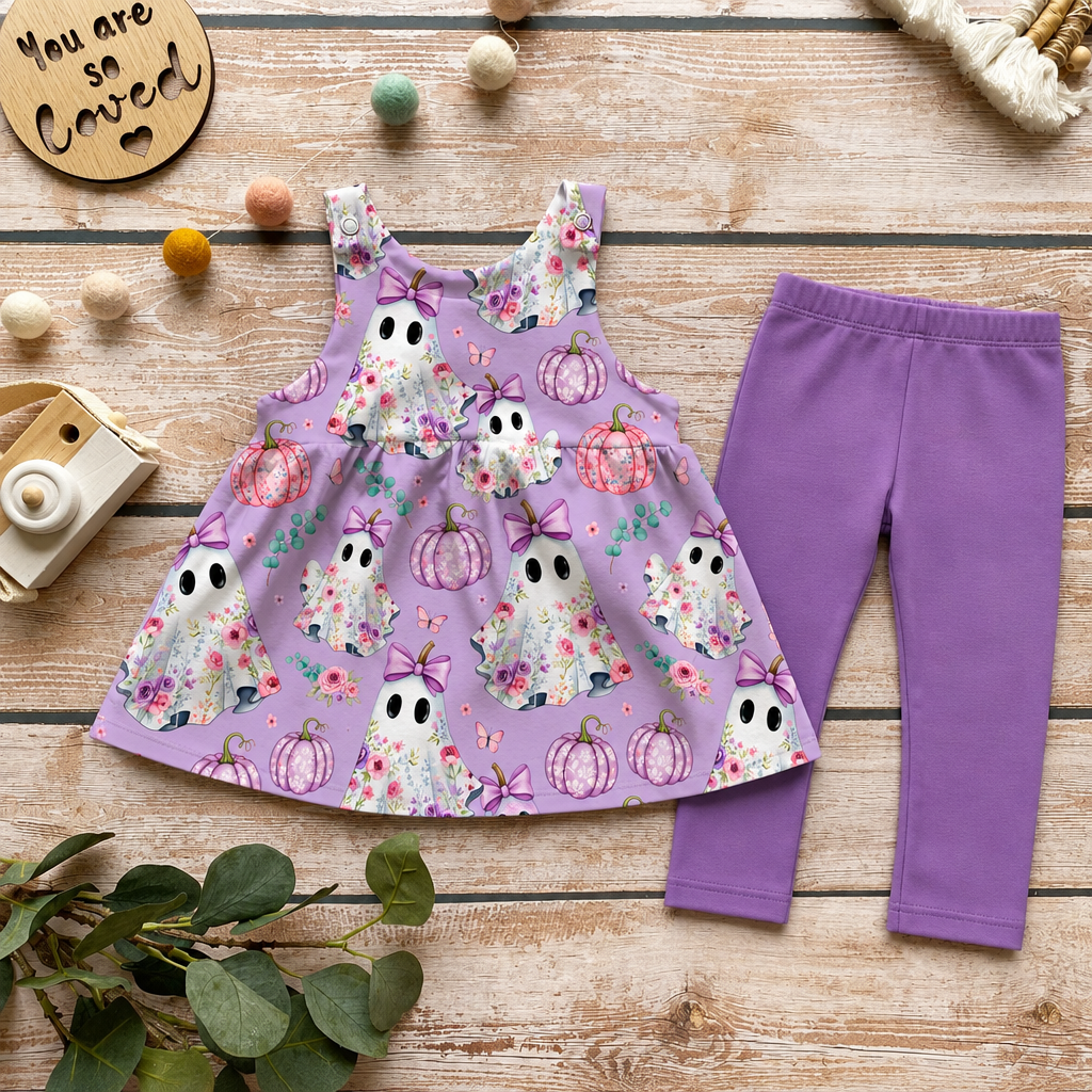 Girly Ghosts Set Flatlay