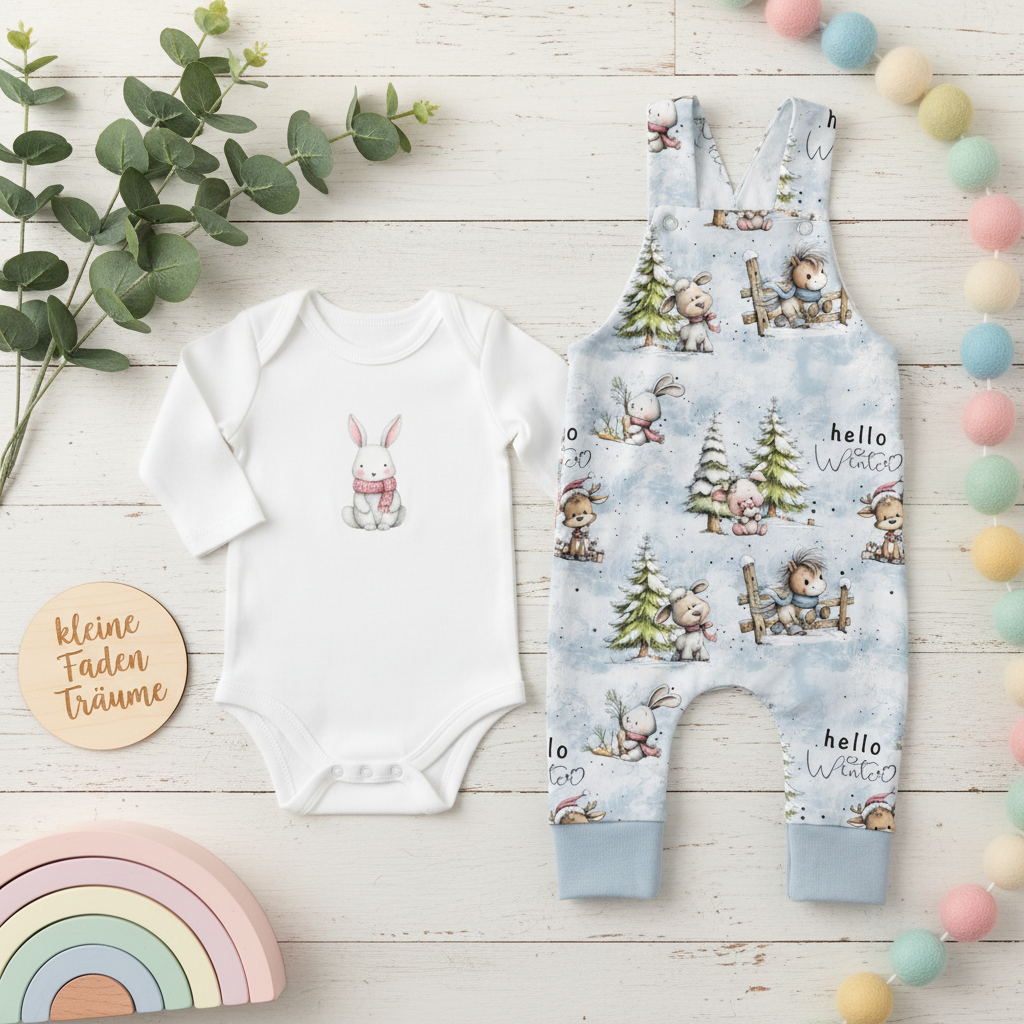 Hello Winter Hellblau Set