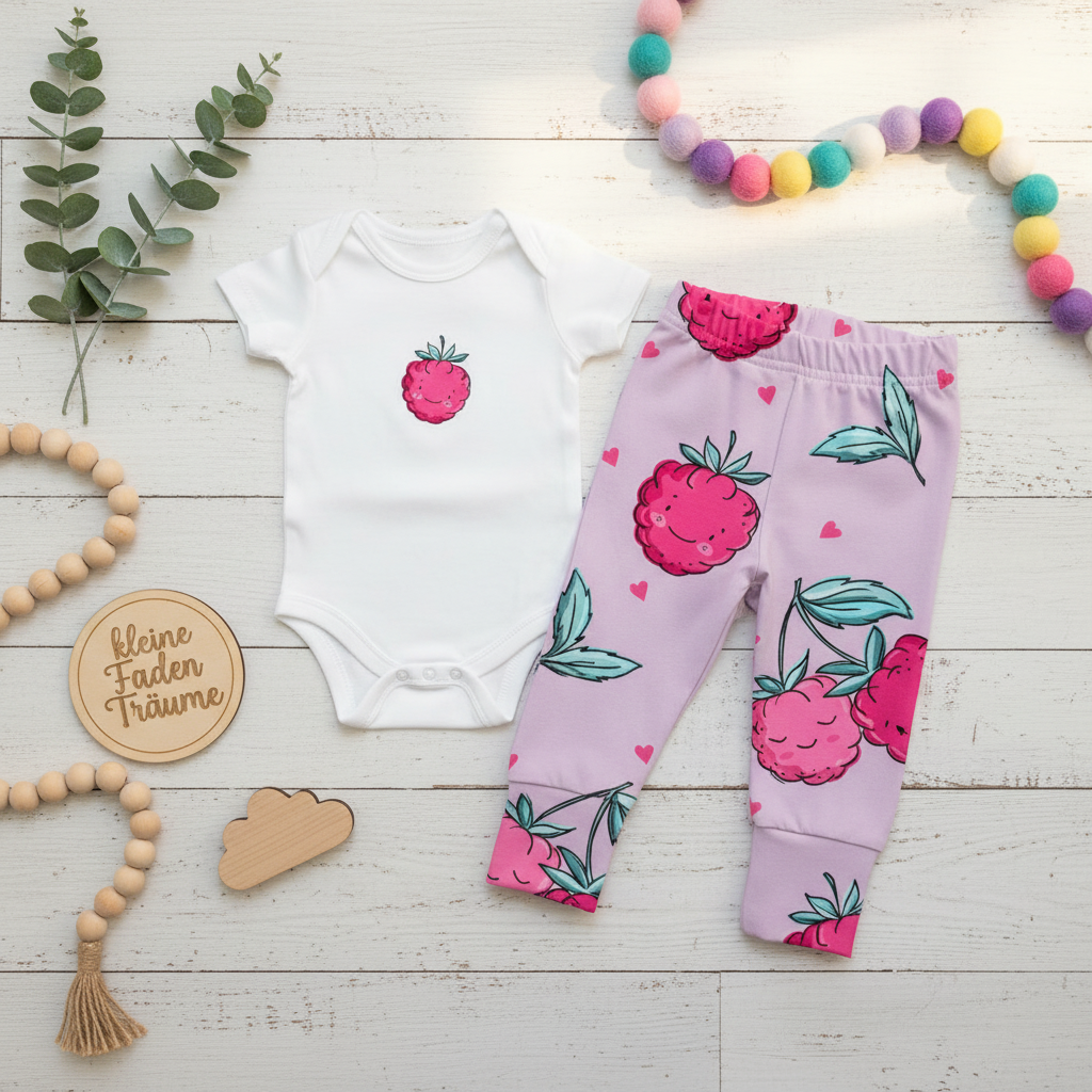 Himbeere Leggings Set