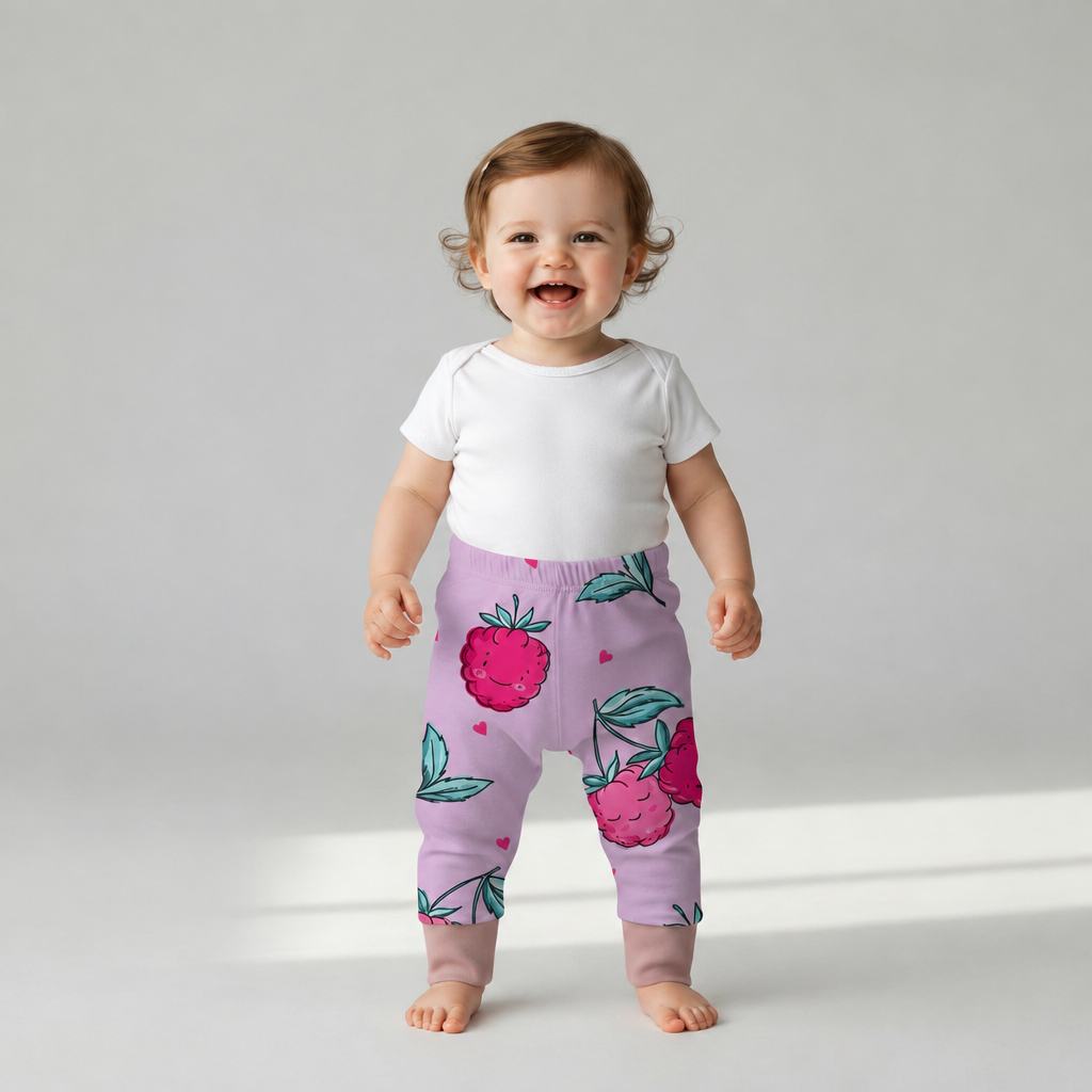 Himbeere Leggings vorne 1:1