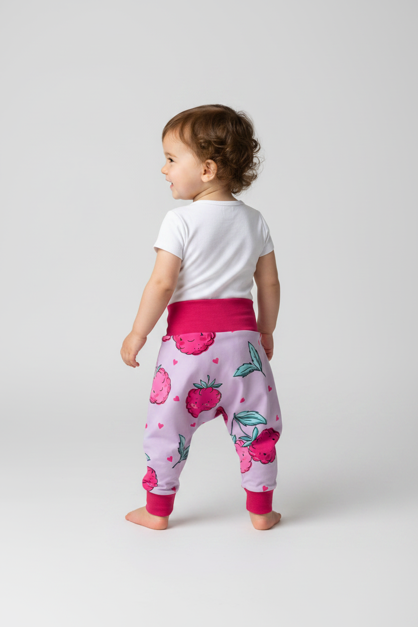 Himbeere Pumphose von hinten