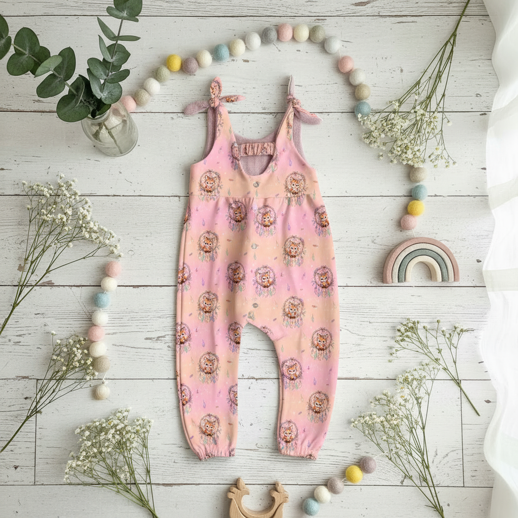 Jumpsuit Fuchs Traumfänger Flatlay