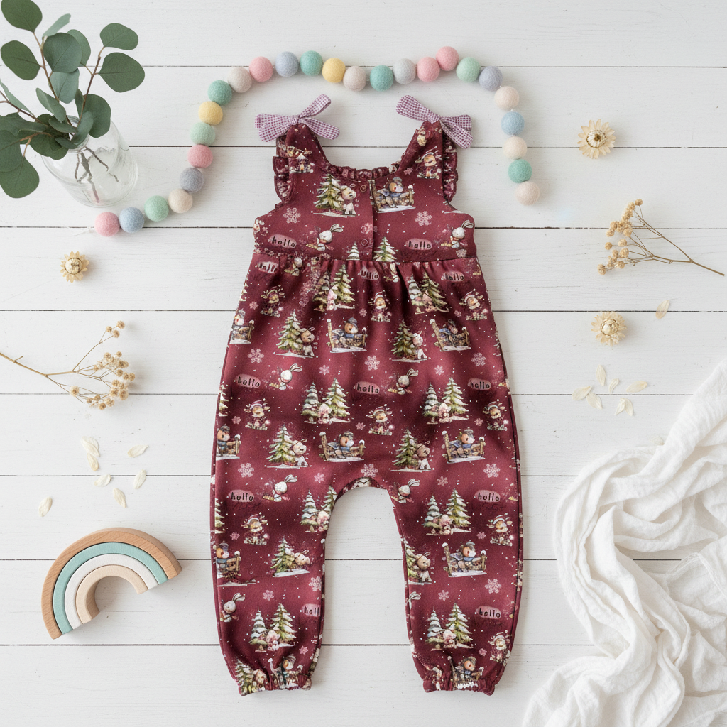 Jumpsuit Hello Winter Vorderansicht