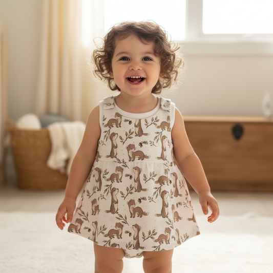 Kind Marder Latzkleid
