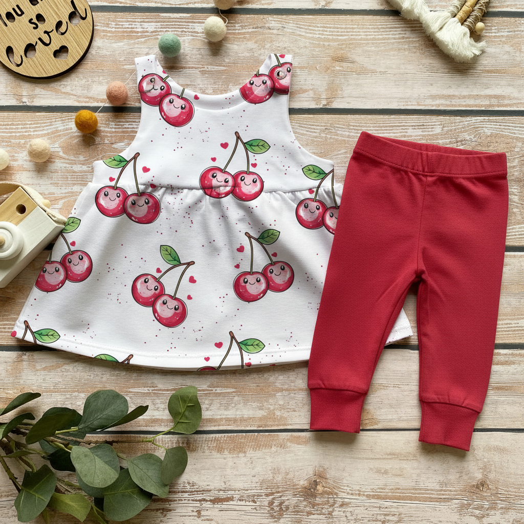 Kirschglück Flatlay – originales Motiv