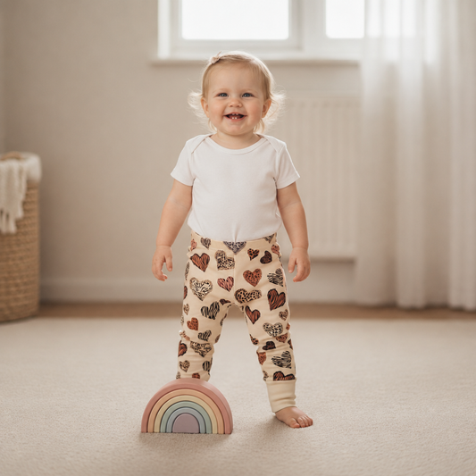 Leo Herzen Leggings vorne 1:1