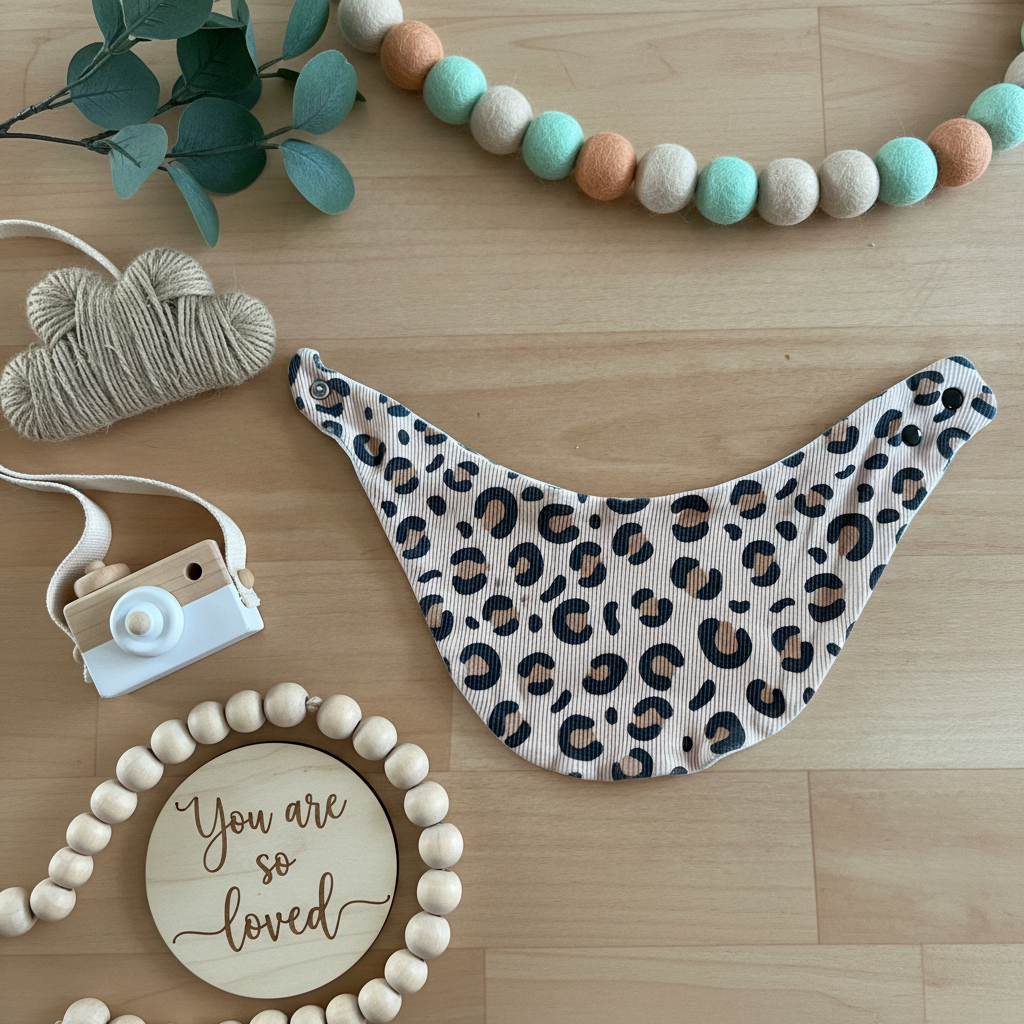 Leopard Beige Halstuch