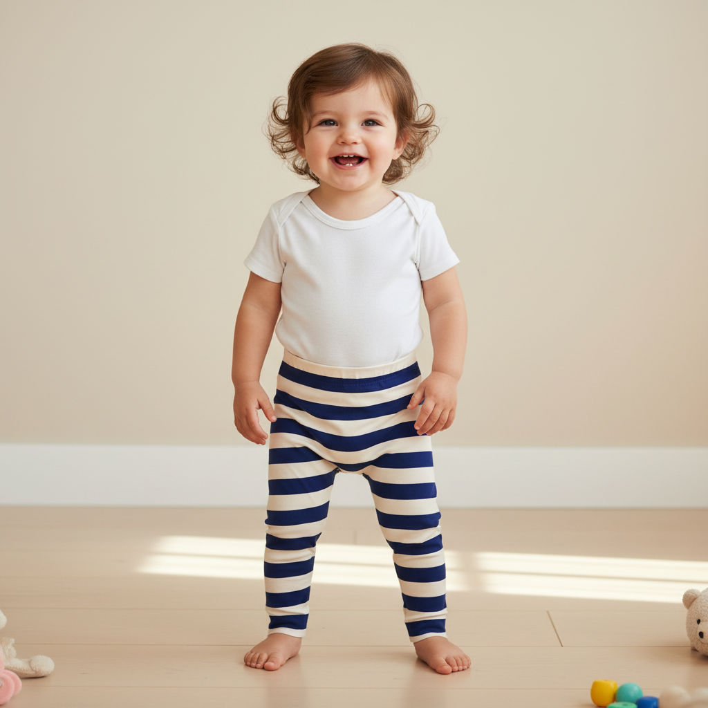 Lifestyle Maritime Streifen Leggings