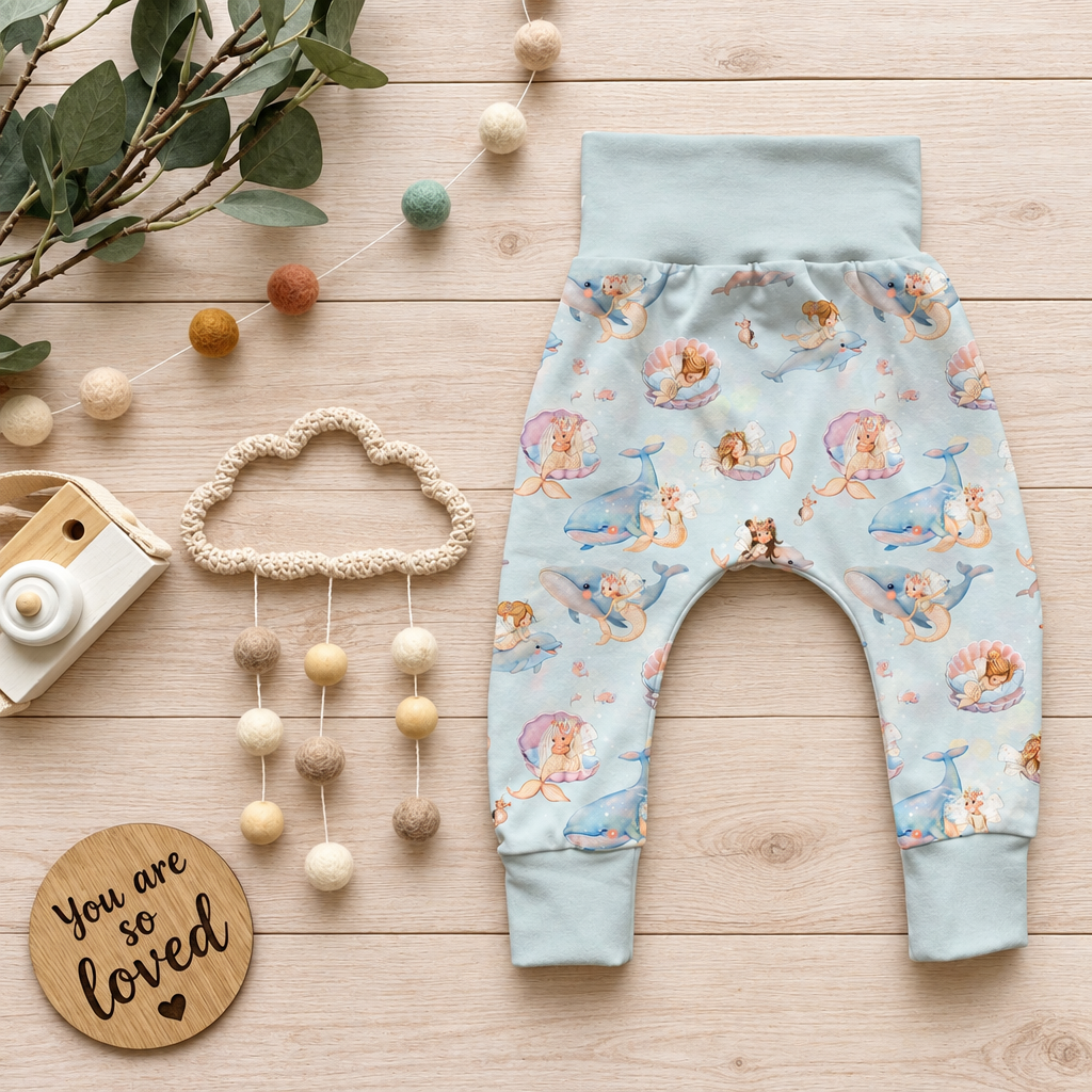 Little Mermaids Pumphose Flatlay