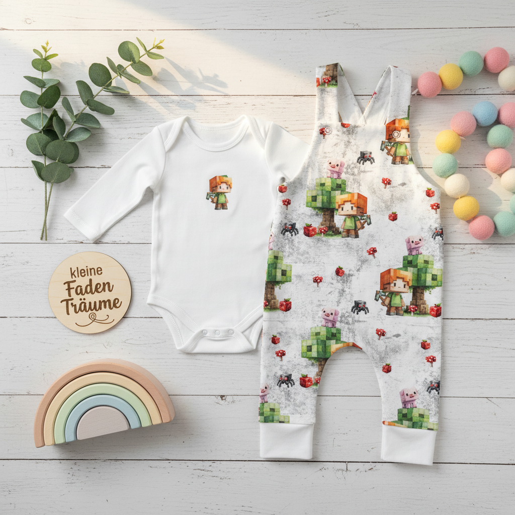 Minecraft Set Flatlay