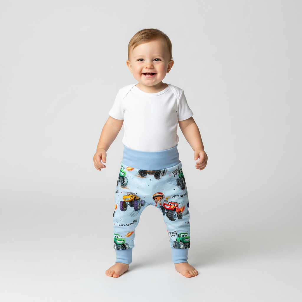 Monster Trucks Junge blau