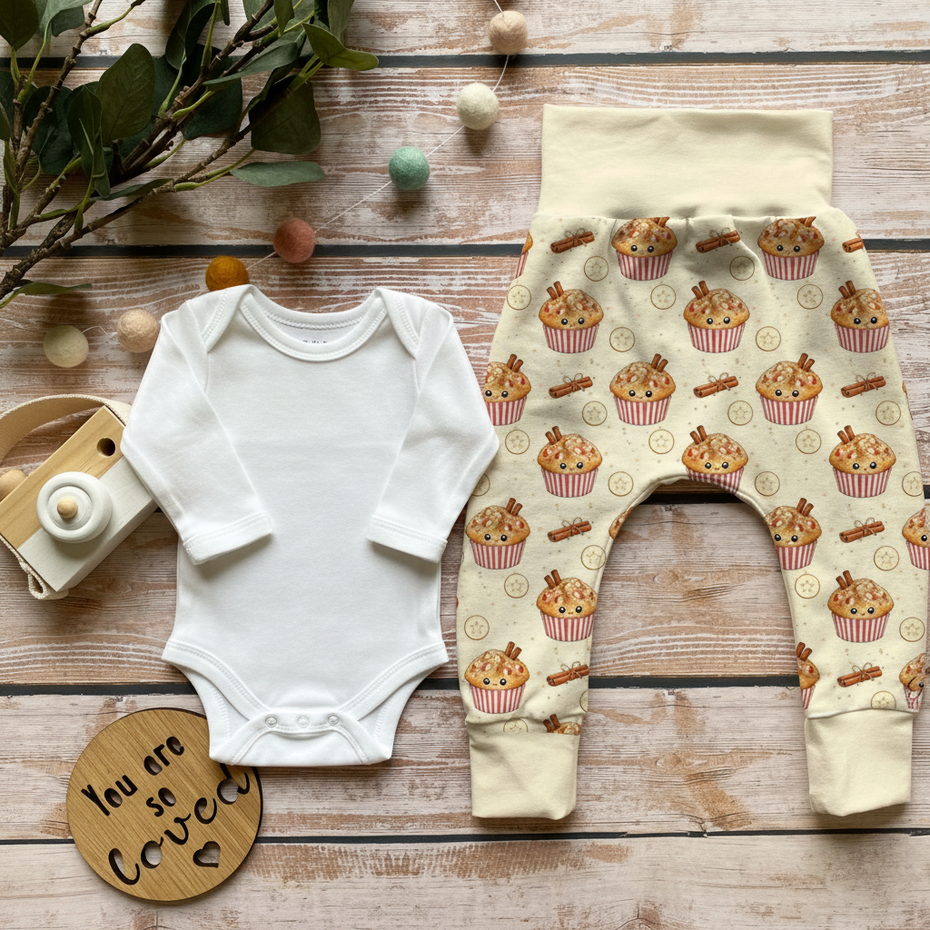 Muffin Pumphose + Body Flatlay