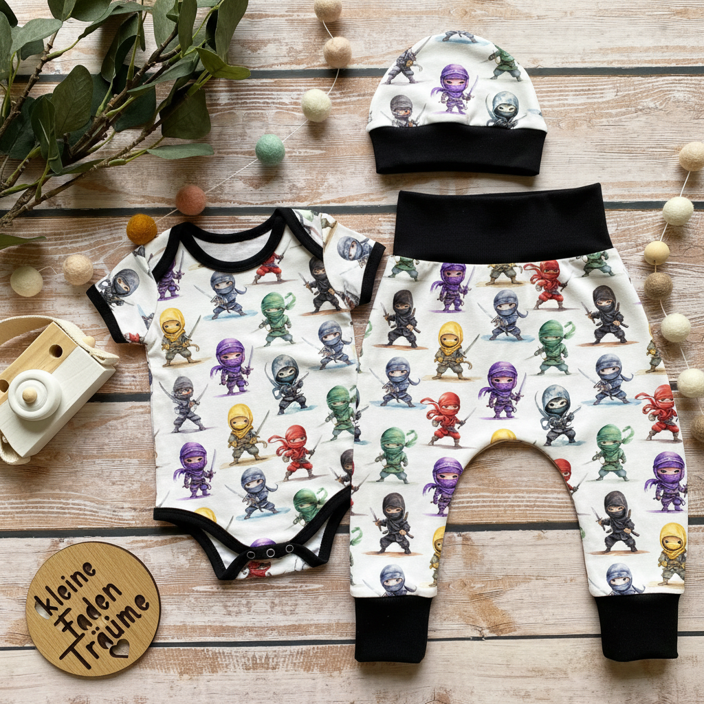 Ninjas Set schwarz