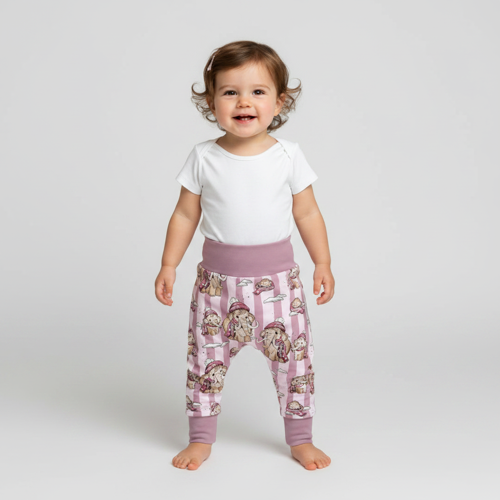 Rosa Mammut Pumphose Baby