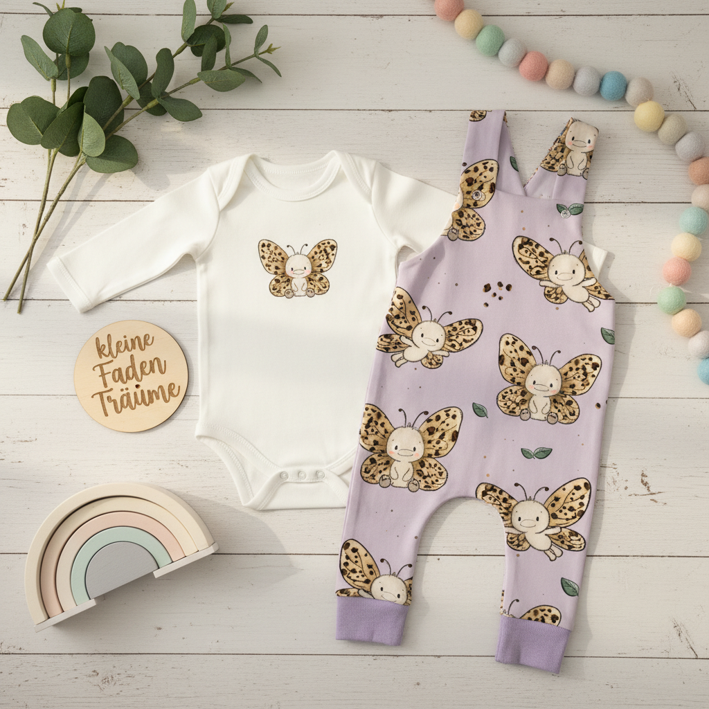 Schmetterling Set Flatlay