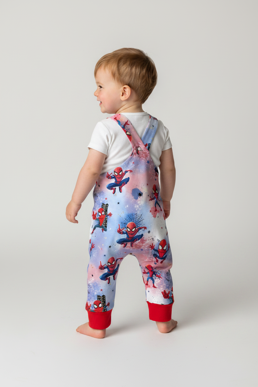 Spiderman Latzhose von hinten
