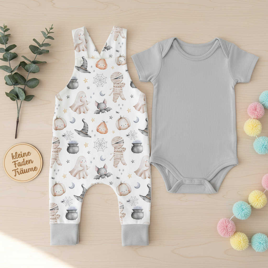 Spooky Friends Latzhose Set