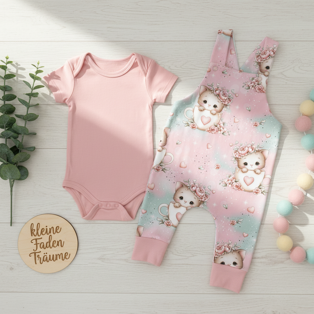 Tea Kitty Latzhose Set