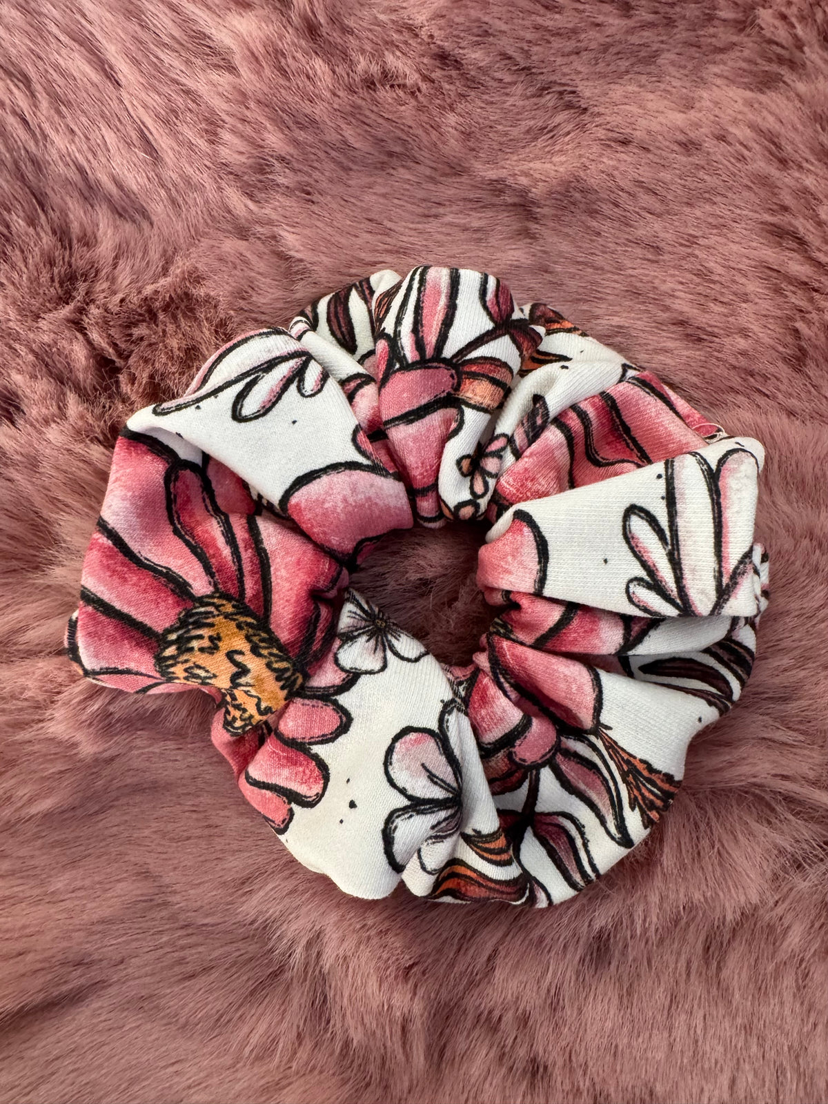 Handmade Scrunchie „Wildblumen“ – 3 Größen