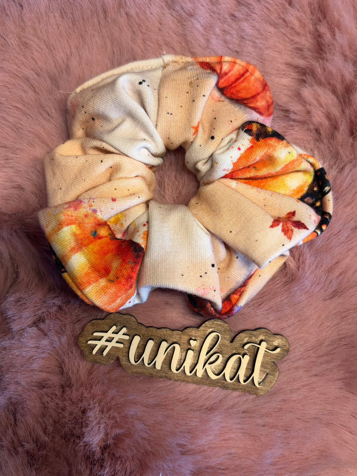 Handmade Scrunchie „Herbstzauber“ – 3 Größen