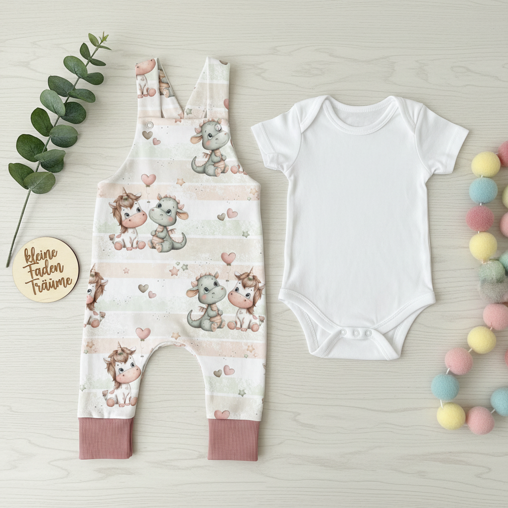 Unicorn & Dragon Set Flatlay