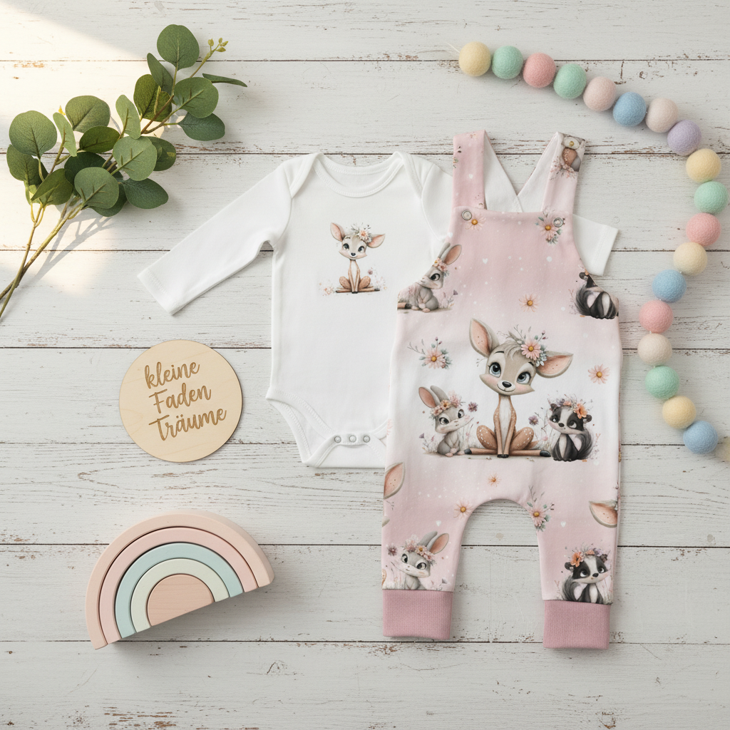 Waldtiere Set Flatlay