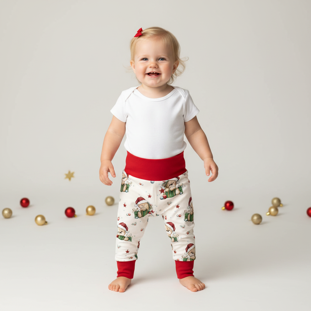 Weihnachtsbär Mädchen vorne rot