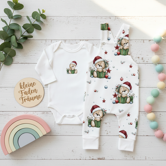 Weihnachtsbär Set Flatlay