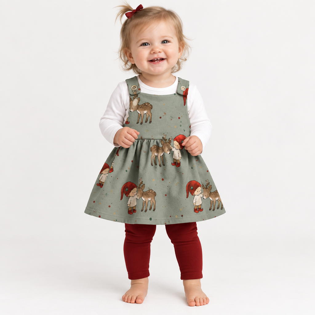 Wichtel & Reh Latzkleid Mädchen