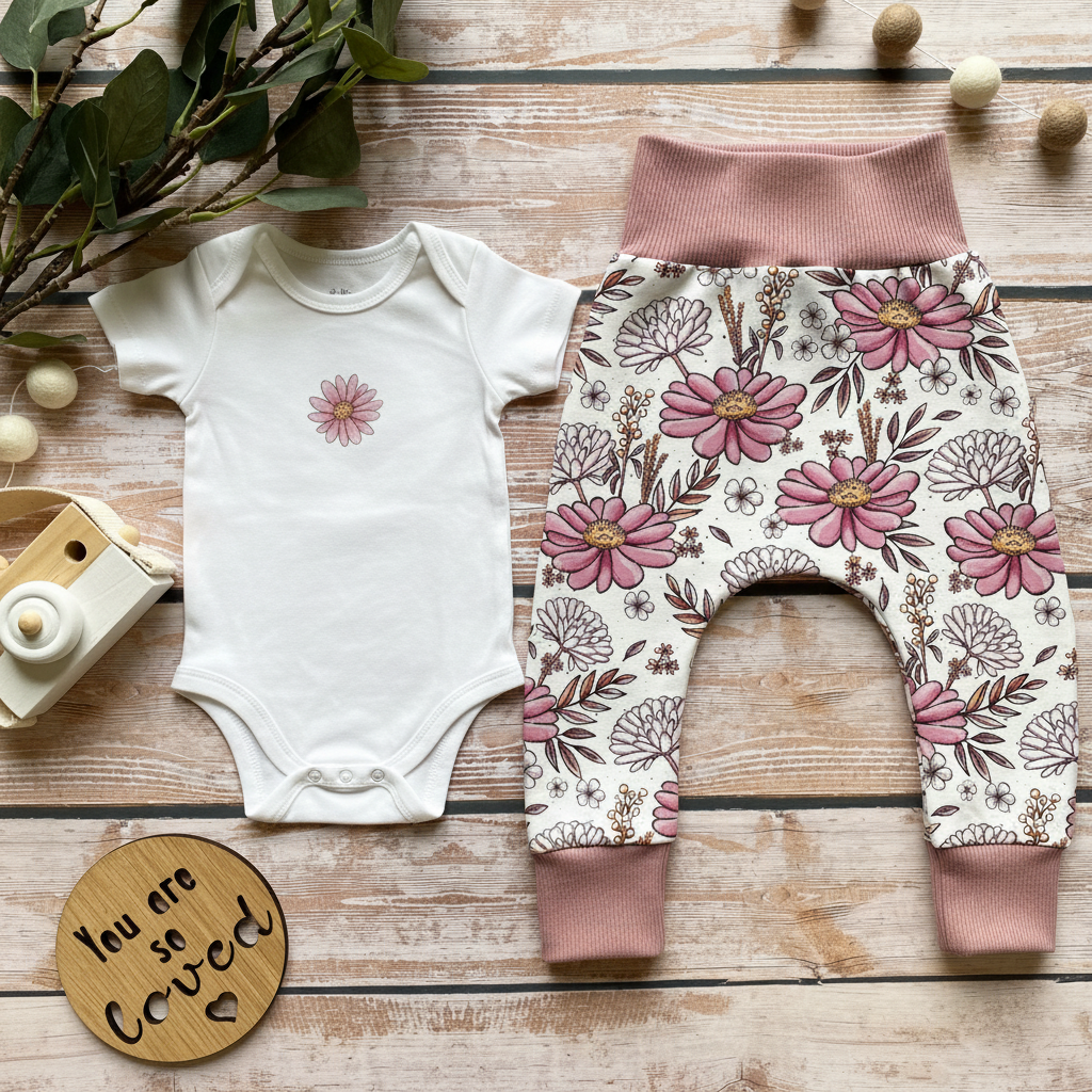 Wildblumen Pumphose Set neu