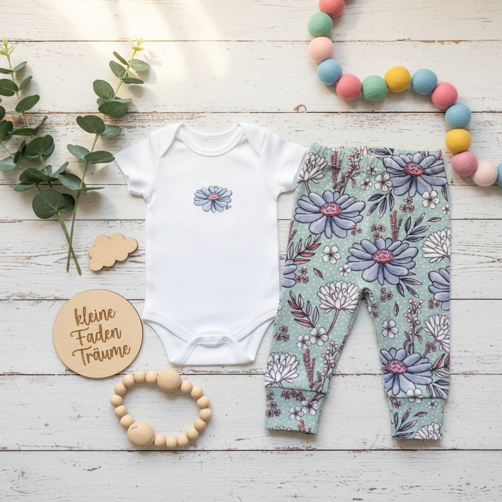 Wildblumen Salbei Leggings Set