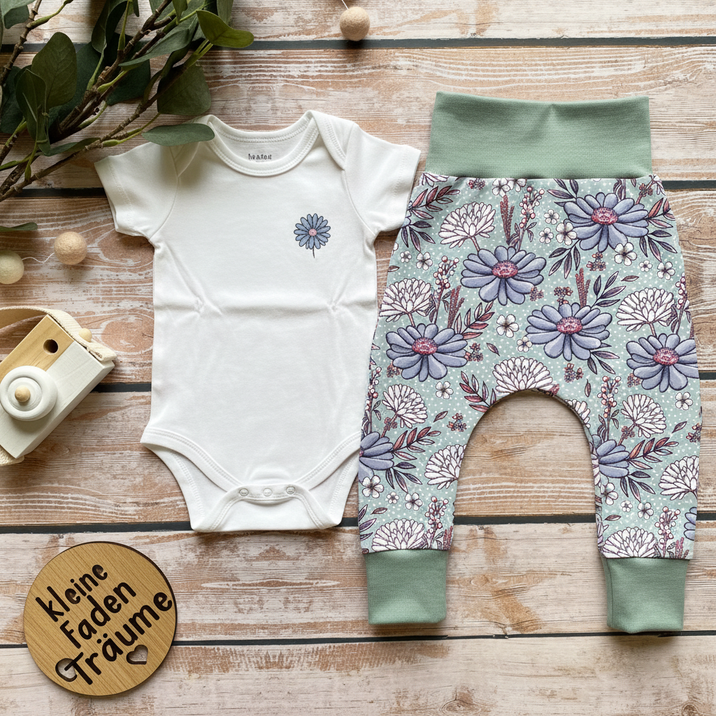 Wildblumen Salbei Pumphose Set