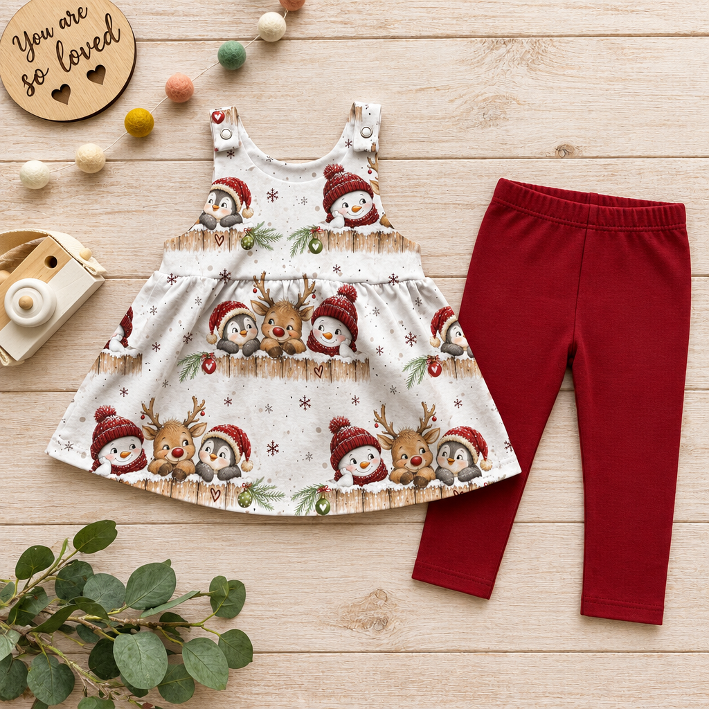 Winter Friends Set Flatlay