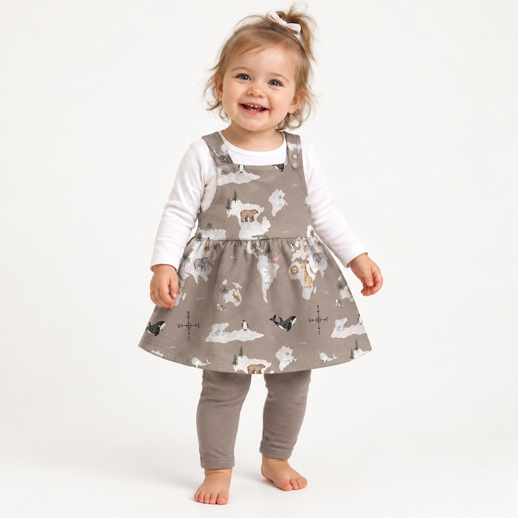 World Animals Latzkleid Mädchen